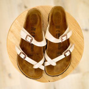 Birkenstock Pearl White Mayari Sandals